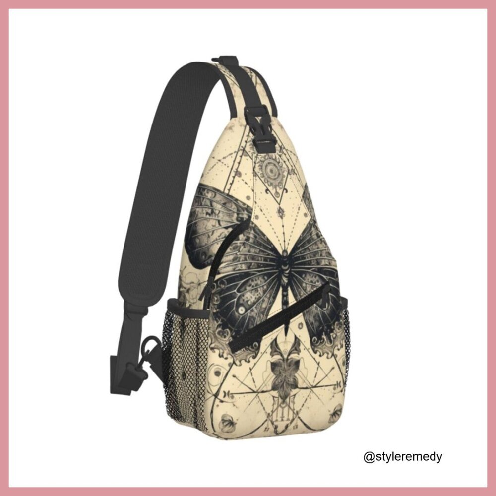 Polyester Sling Backpack With Multiple Pockets Fo… - image 1